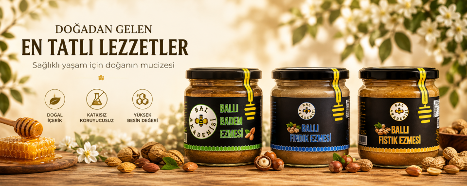 Ham Ballı Badem Ezmesi 300 Gram %100 Doğal (katkısız - Şekersiz - Glutensiz)