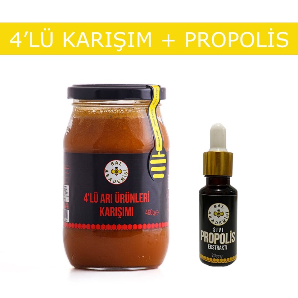SAĞLIK PAKETİ (4'LÜ KARIŞIM + PROPOLİS)