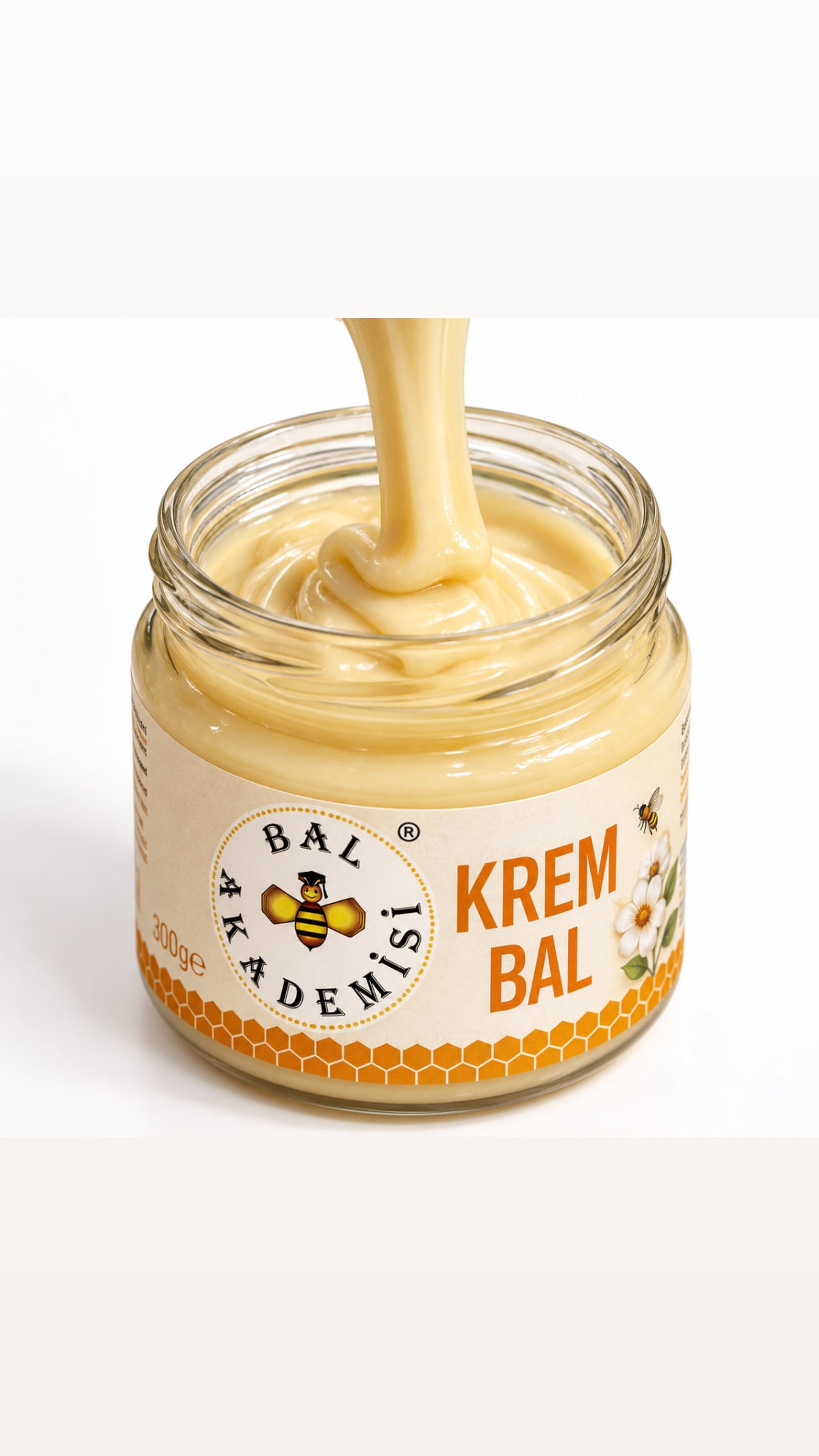 Krem Bal (Beyaz Bal) 300 gram
